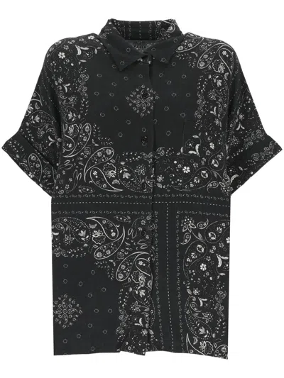 Shop Majestic Filatures Shirts In Blue