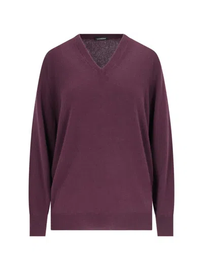 Shop Canessa Sweaters In Purple