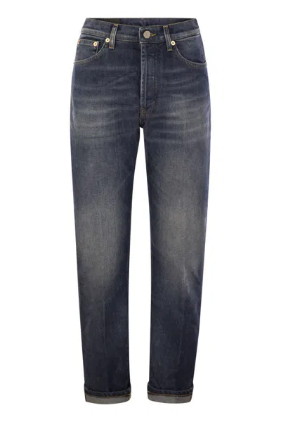 Dondup Women's Icon - Five Pocket Denim Trousers In Navy