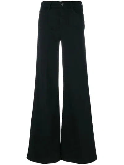 Frame Le Palazzo Crop Jeans In Slow Days In Film Noir