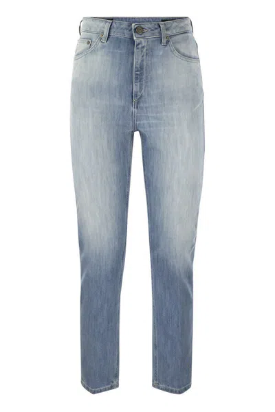 Dondup Cindy - Regular Stretch Denim Jeans In Blue