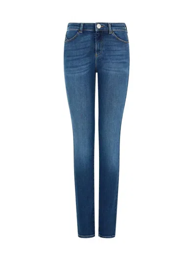 Emporio Armani Denim Cotton Jeans In Denim Blu Md