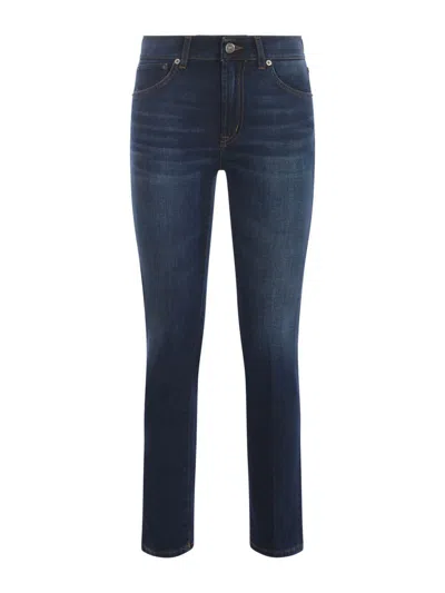 Dondup Jeans   In Stretch Denim In Blue