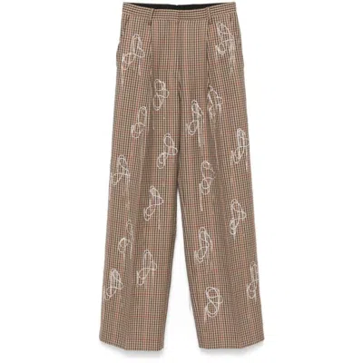 Dries Van Noten Pants In Brown