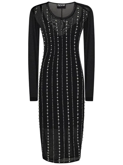 Shop Versace Jeans Couture Dress In Black