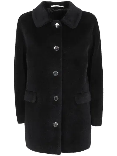 Shop Tagliatore Coats Black