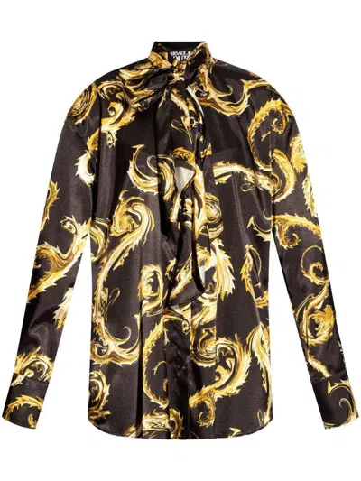 Shop Versace Jeans Couture Shirt Clothing In Black
