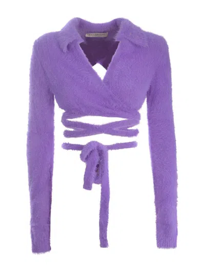 Shop Philosophy Di Lorenzo Serafini Sweater In Purple