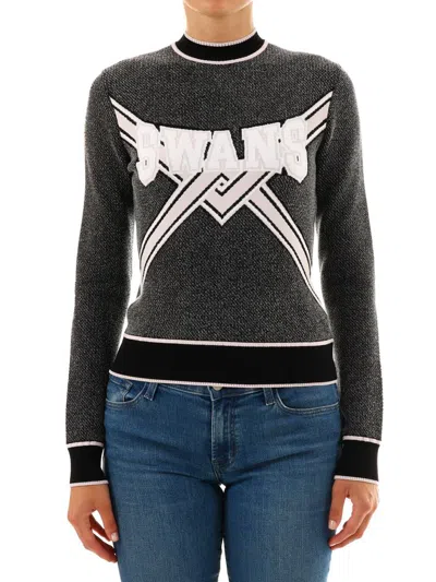 Off-white Off White Swan Knitwear In Grey