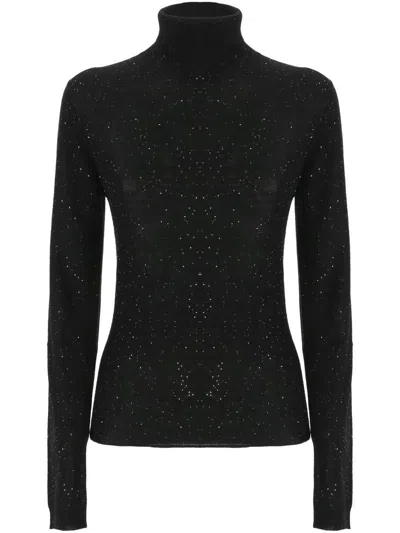Fabiana Filippi Sequinned Sweater In Black