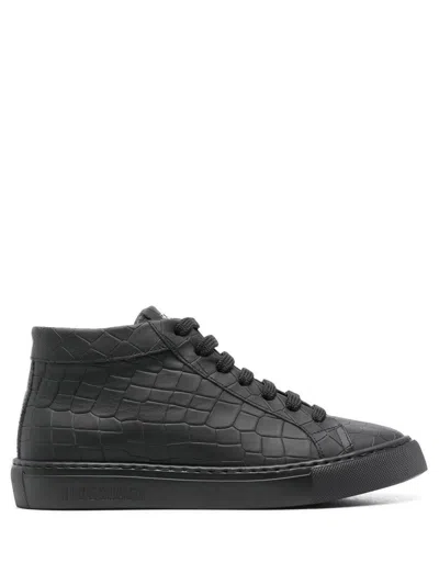 Hide & Jack High Top Sneaker Essence Idro In Black