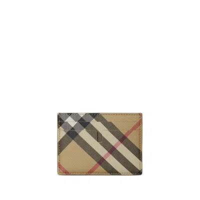 Burberry Vintage Check-pattern Bi-fold Wallet In Multicolor