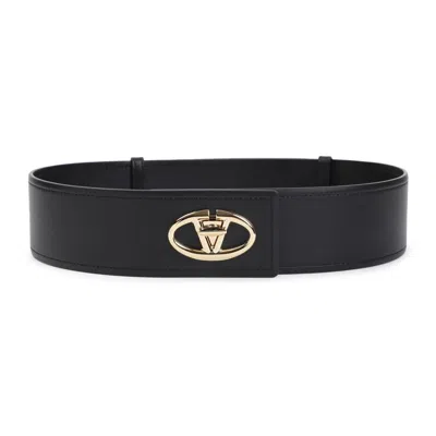 Shop Valentino Garavani Belt In Black