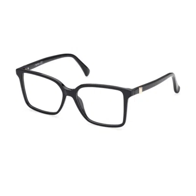Max Mara Maxmara Mm5022 Eyeglasses In 001 Black