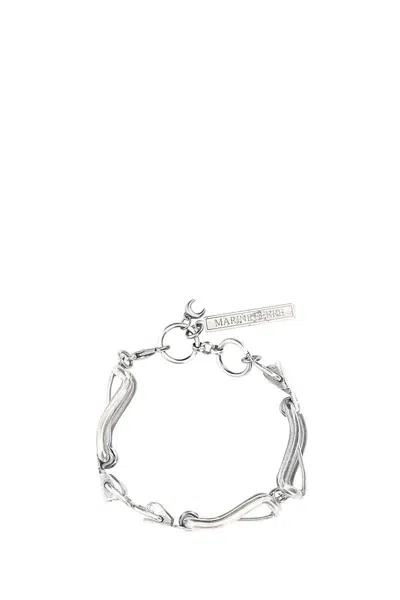 Marine Serre Lobster Claw Fastened Bracelet In 11