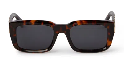 Off-white Hays - Havana / Dark Grey Sunglasses In Brown