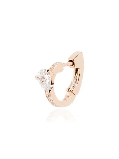 Repossi 18kt Rose Gold Harvest Diamond Huggie Earring In Gold