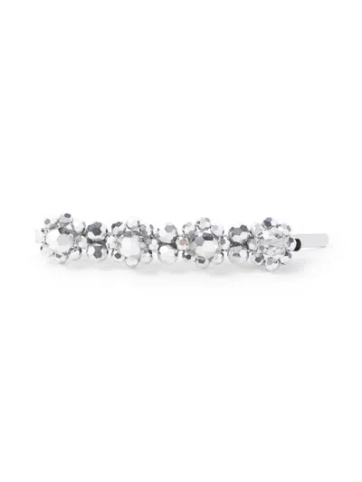 Simone Rocha Bead-detailed Hair Clip In Mirror