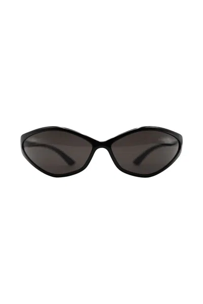 Balenciaga 90s Oval 0285s Sunglasses Accessories In Black