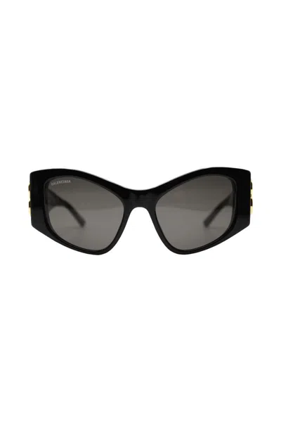 Balenciaga Womens Black 6e000311 Bb0287s Cat Eye-frame Acetate Sunglasses In Black