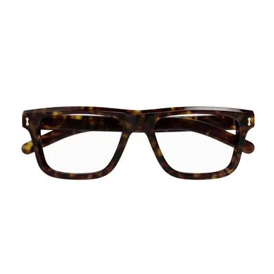 Gucci Demo Rectangular Men's Eyeglasses Gg0006oan 001 55 In 002 Havana
