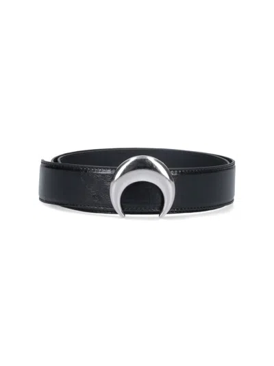 Marine Serre Moon Pin In Black