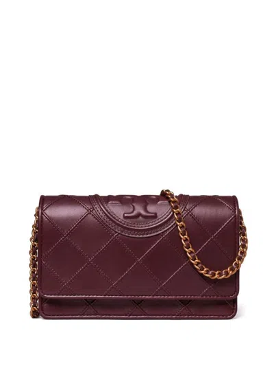 Tory Burch Fleming Mini Bag In Albarossa