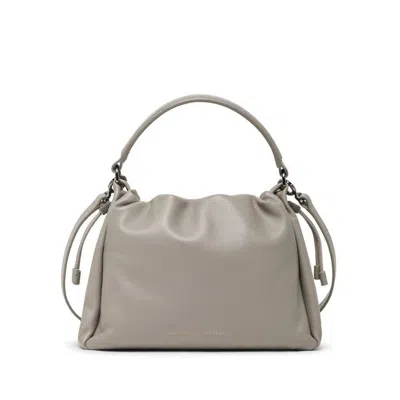 Brunello Cucinelli Women Shoulder Bag In Grey