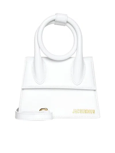 Jacquemus Le Chiquito Noeud Tote Bag In White