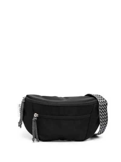 Lanvin Small Curb Belt Bag In Black