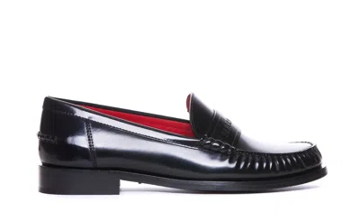 Ferragamo Detail Men Tailor Mocassin In Black