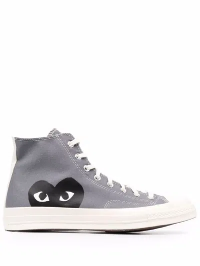 Comme Des Garçons Play X Converse X Converse High-top Trainers In Gray
