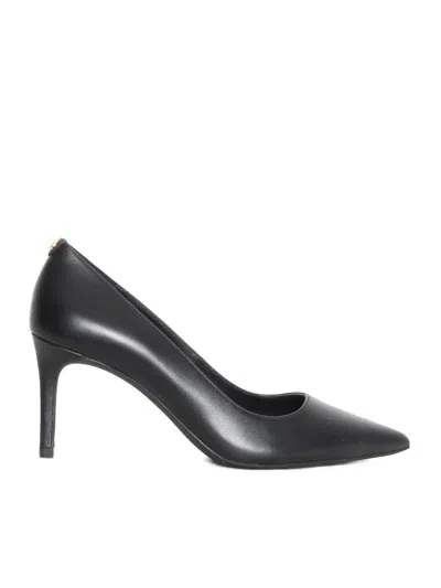 Michael Kors Lace-up Flat Shoes With Elegant Design And Modern Appeal In Black