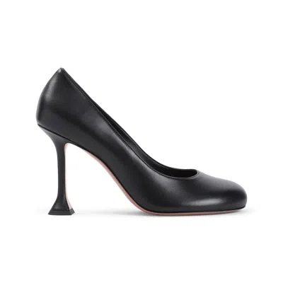 Amina Muaddi Women Iris Pump 95 Nappa Black 95 Mm Mini In Black