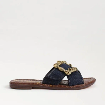 Sam Edelman Gracyn Slide Sandal Hudson Navy In Blue