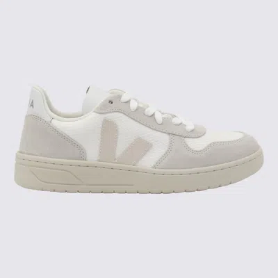 Veja White And Natural Sneakers In White_natural_pierre