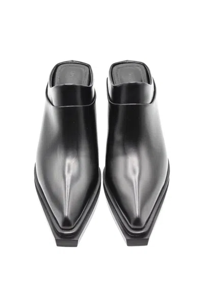 Alyx Dagger Mule In Leather In Black