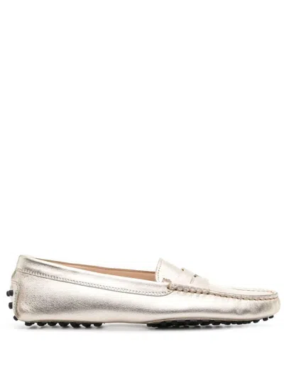 TOD'S TOD'S GOMMINO LEATHER LOAFER SHOES 