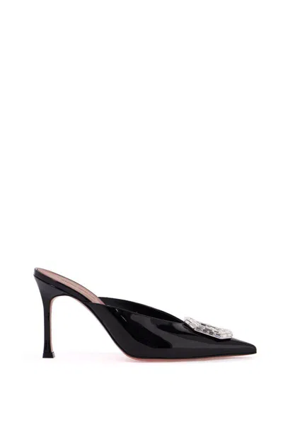 Amina Muaddi Camelia Mules In Multi