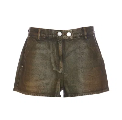 Shop Pinko Shorts In Brown