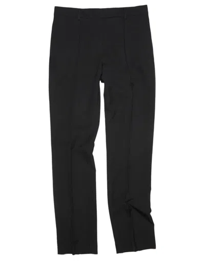 Acne Studios Tailored Wool Blend Trousers In Black