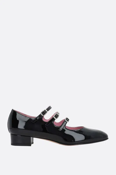 Carel Paris Timeless Mary Jane With Adjustable Straps And Low Heel In Black