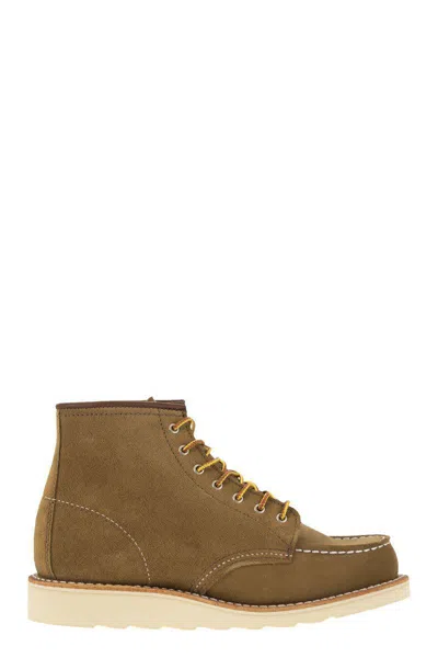 Red Wing Shoes Lace-up Suede Ankle Boots In Green