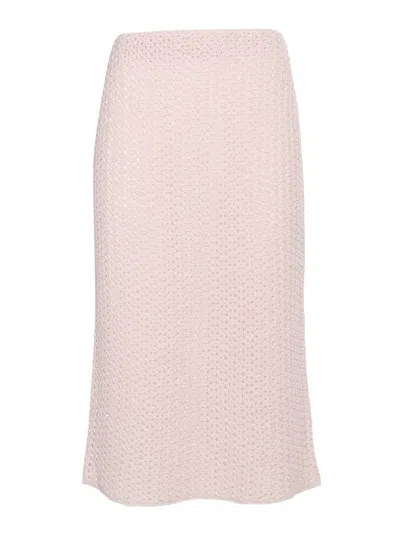 Fabiana Filippi Pink Midi Skirt In Pink
