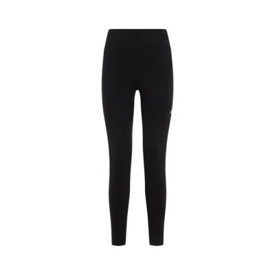 Balenciaga Black Reflective Leggings In Black