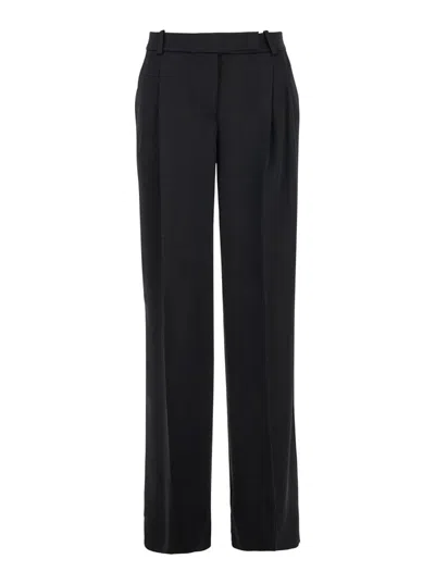 Pinko Straight-leg Tailored Trousers In Black