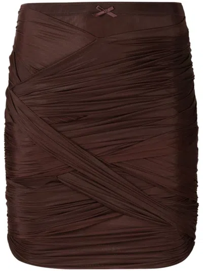 ALEXANDER WANG ALEXANDER WANG RUCHED SKIRT CLOTHING 