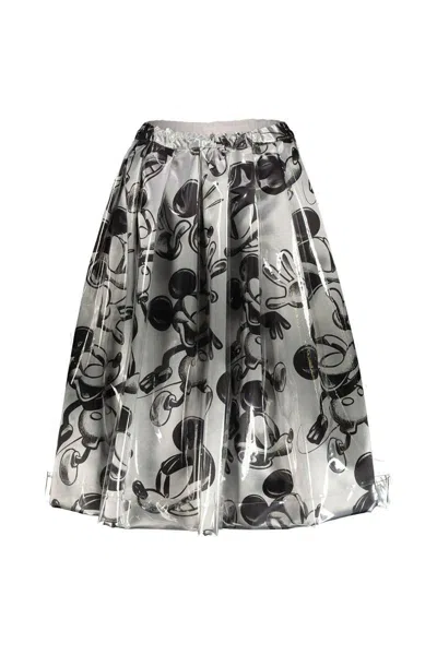 COMME DES GARÇONS COMME DES GARÇONS WIDE MICKEY-MOUSE PRINT SKIRT CLOTHING 