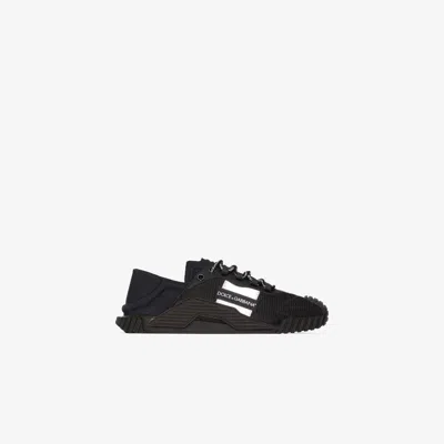 Dolce & Gabbana Low-cut Casual Sneakers In Black