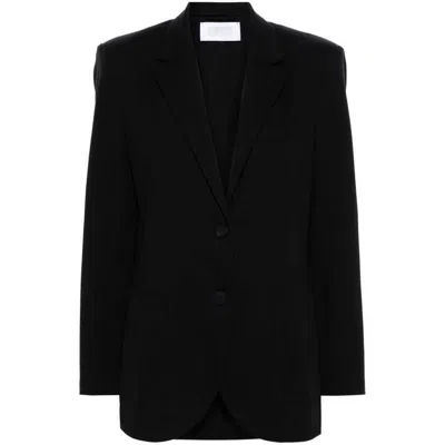 Harris Wharf London Travel Blazer In Black